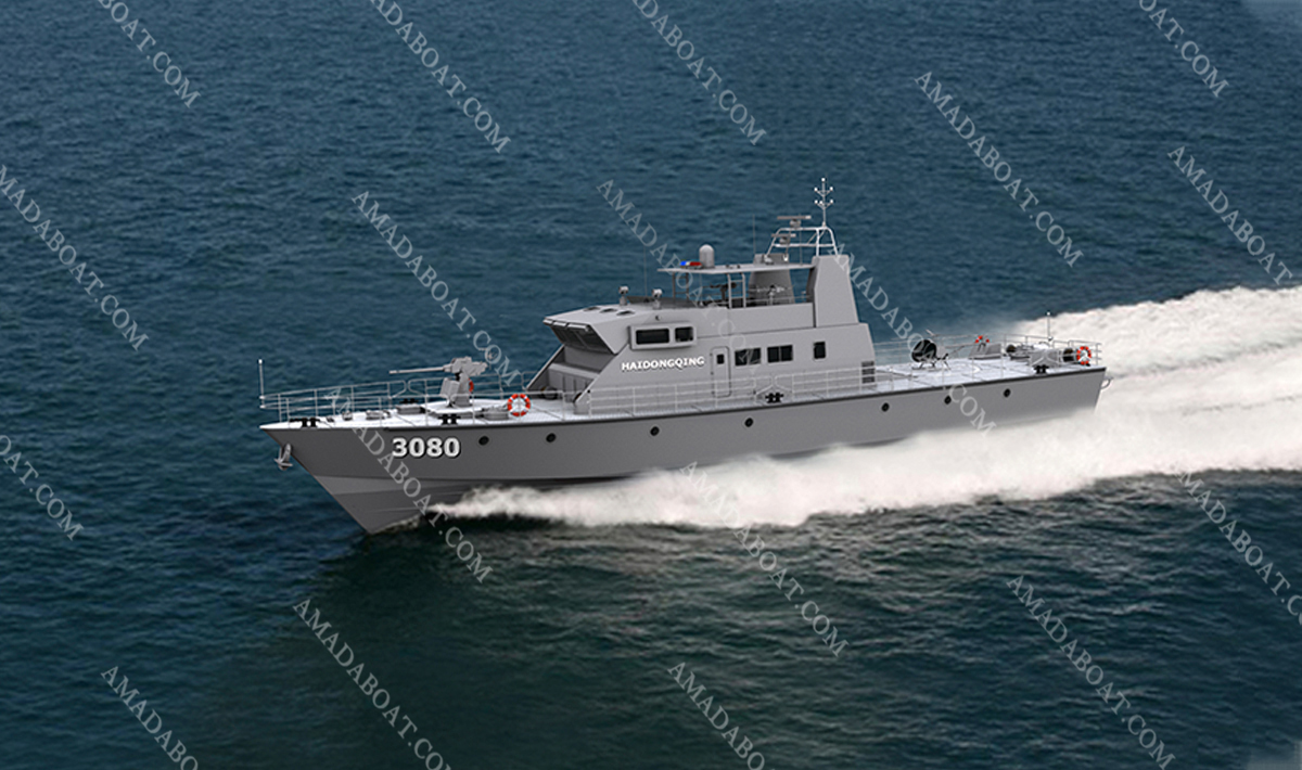 Patrol Craft 3080d Maritime with Conventional Propeller Offshore
