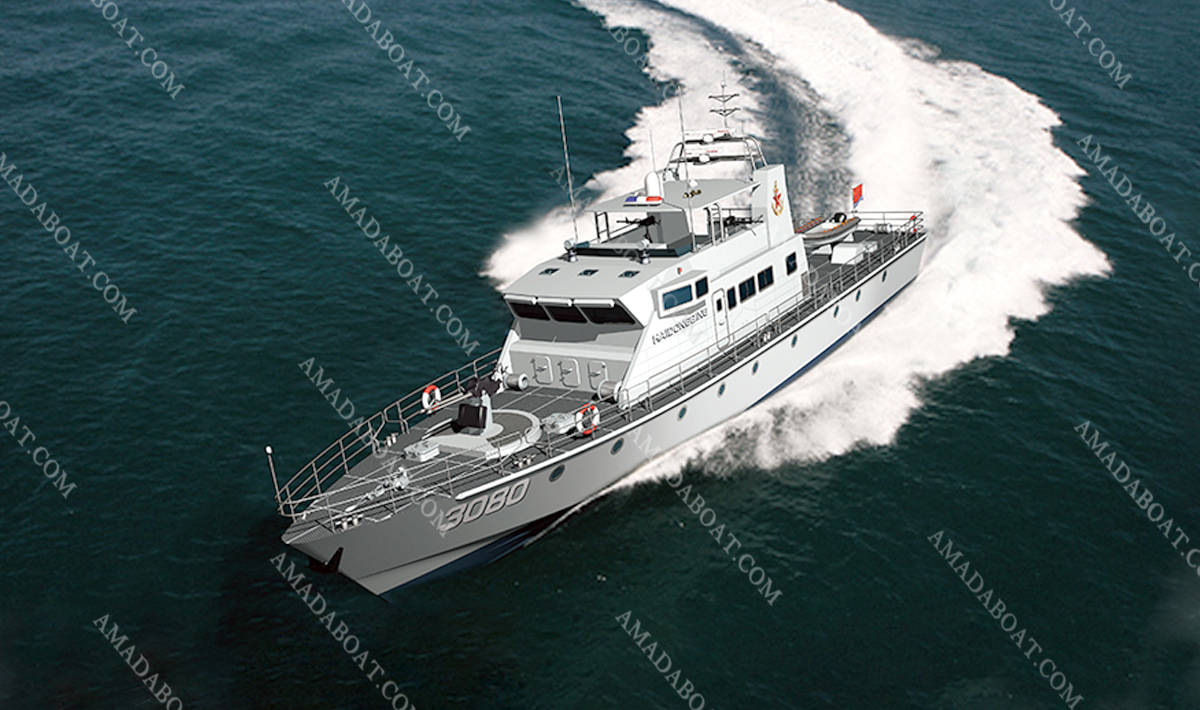 Patrol Craft 3080c Maritime with Conventional Propeller Offshore