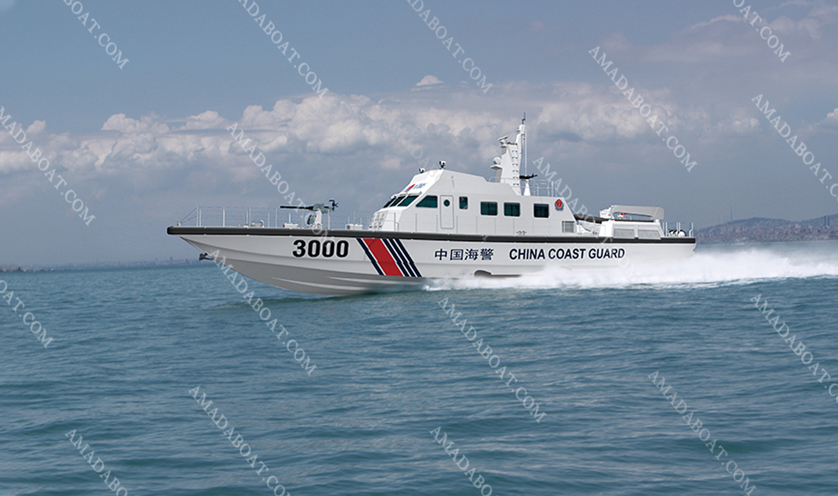 Fast Patrol Craft 3000b Coast Guard FRP Offshore