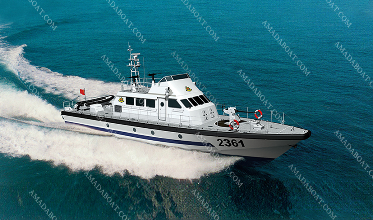 Fast Coastal Patrol Craft 2361 Maritime with ASD FRP