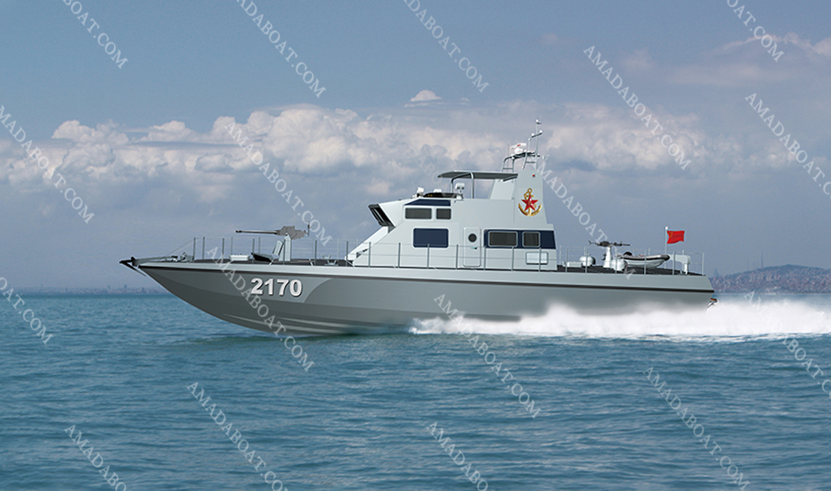 Fast Coastal Patrol Craft 2170c Maritime with ASD FRP