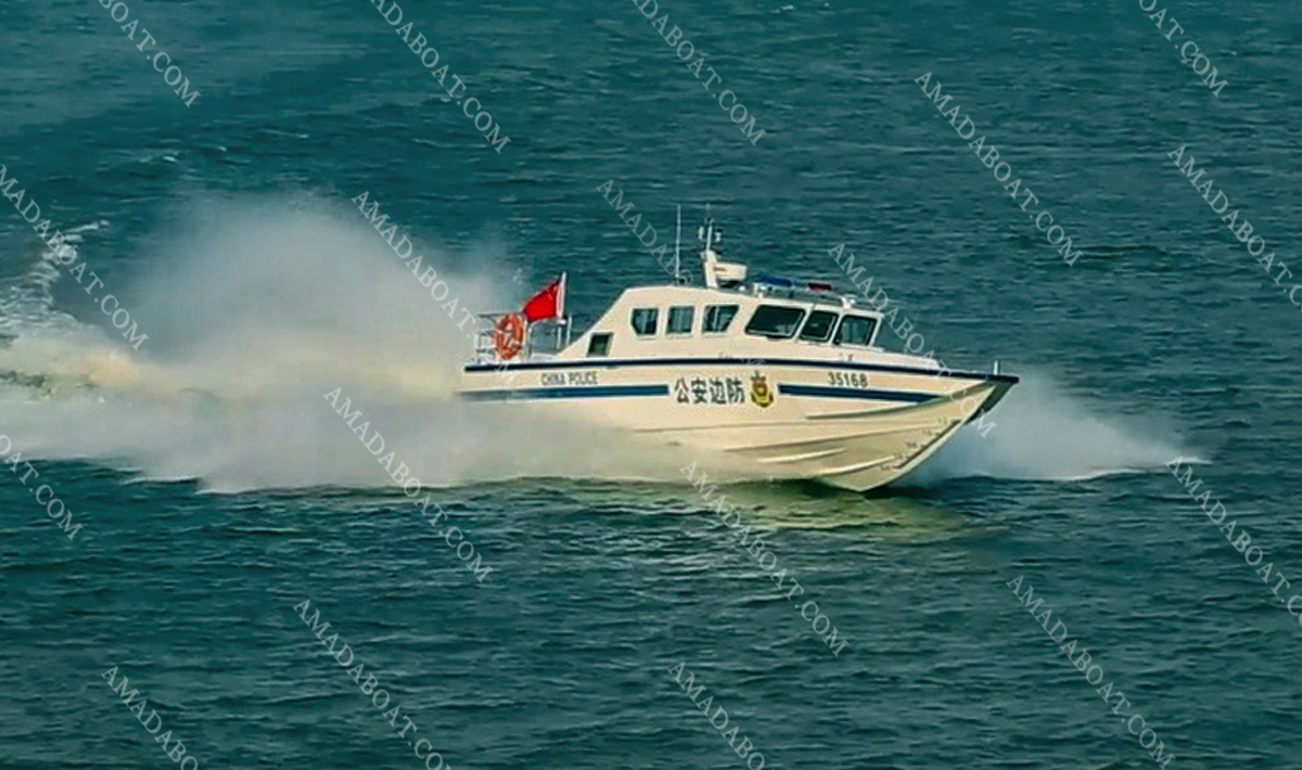 Fast Coastal Patrol Craft 1826 for Police Force with ASD FRP