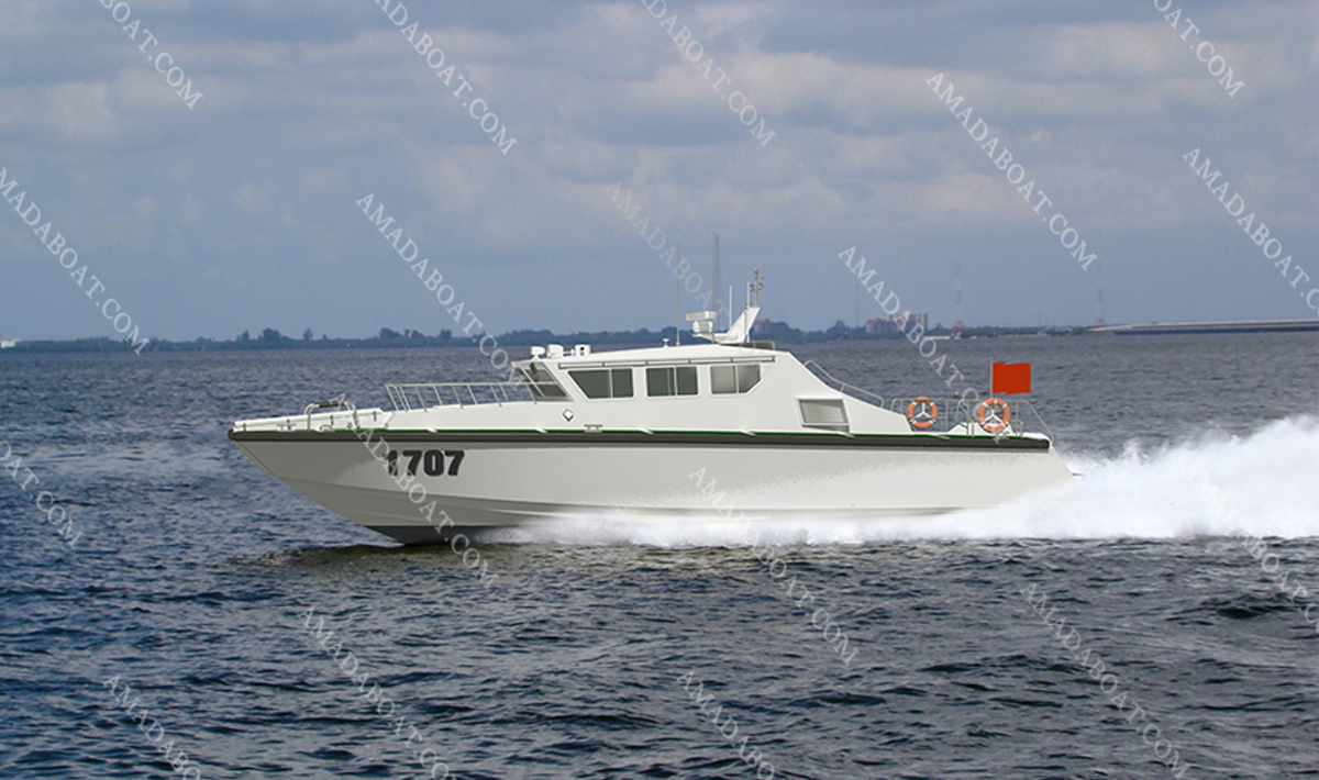 Fast Patrol Craft 1707 for Coastguard Department Aluminum