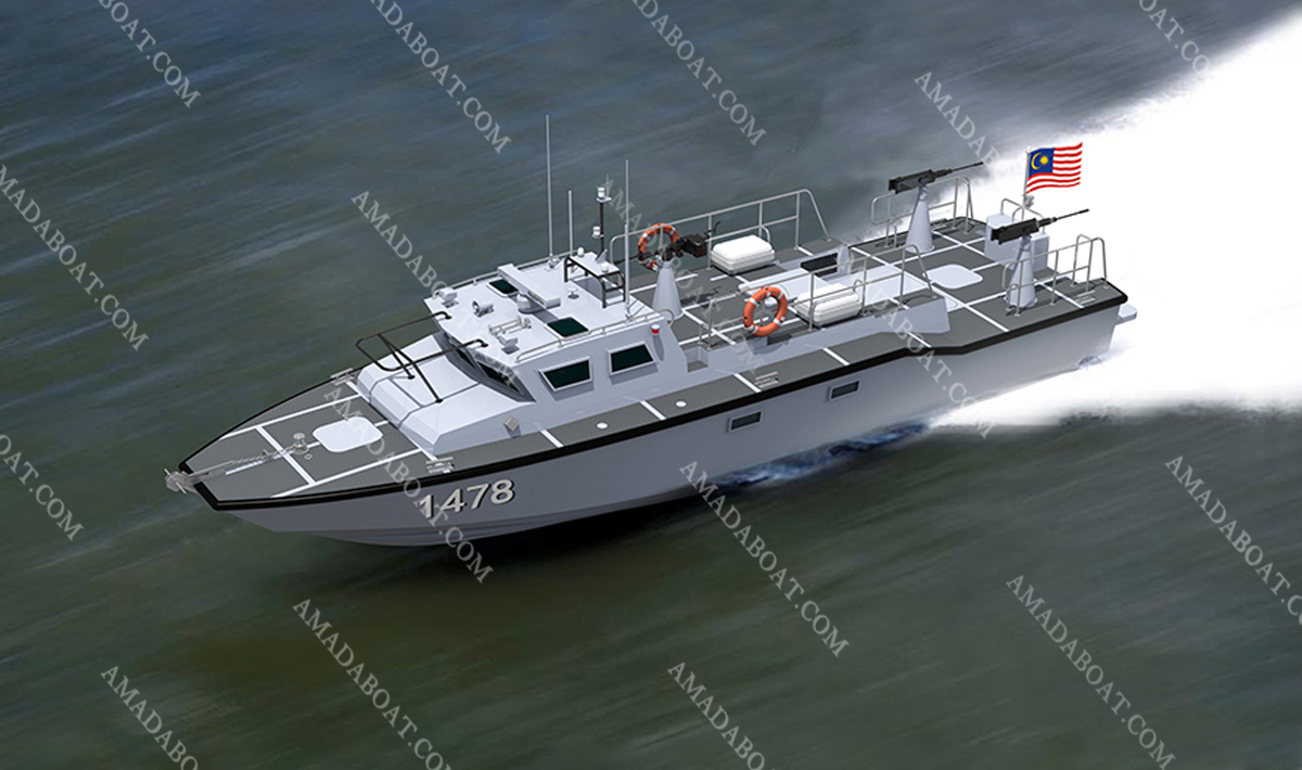 Interceptor 1479 for Coast Guard FRP and Bulletproof
