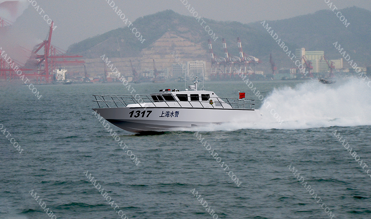 Fast Patrol Craft 1317b for Police Department with ASD