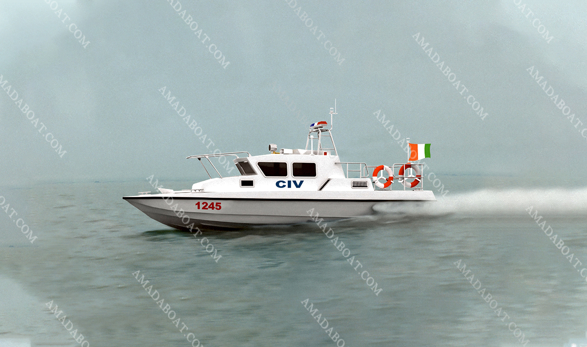 Fast Patrol Craft 1312 Maritime with Coaxial Reverse Serial Propellers