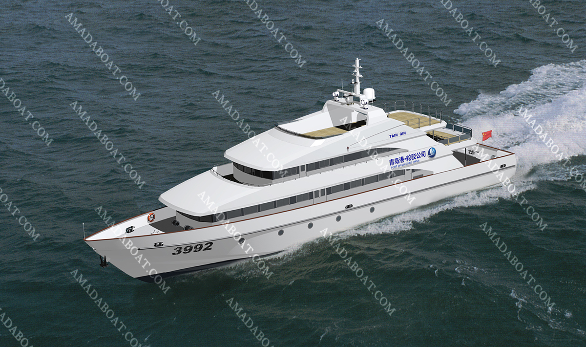 Highly Seaworthy Aluminum Workboat 3992 for Port Transport and Tours