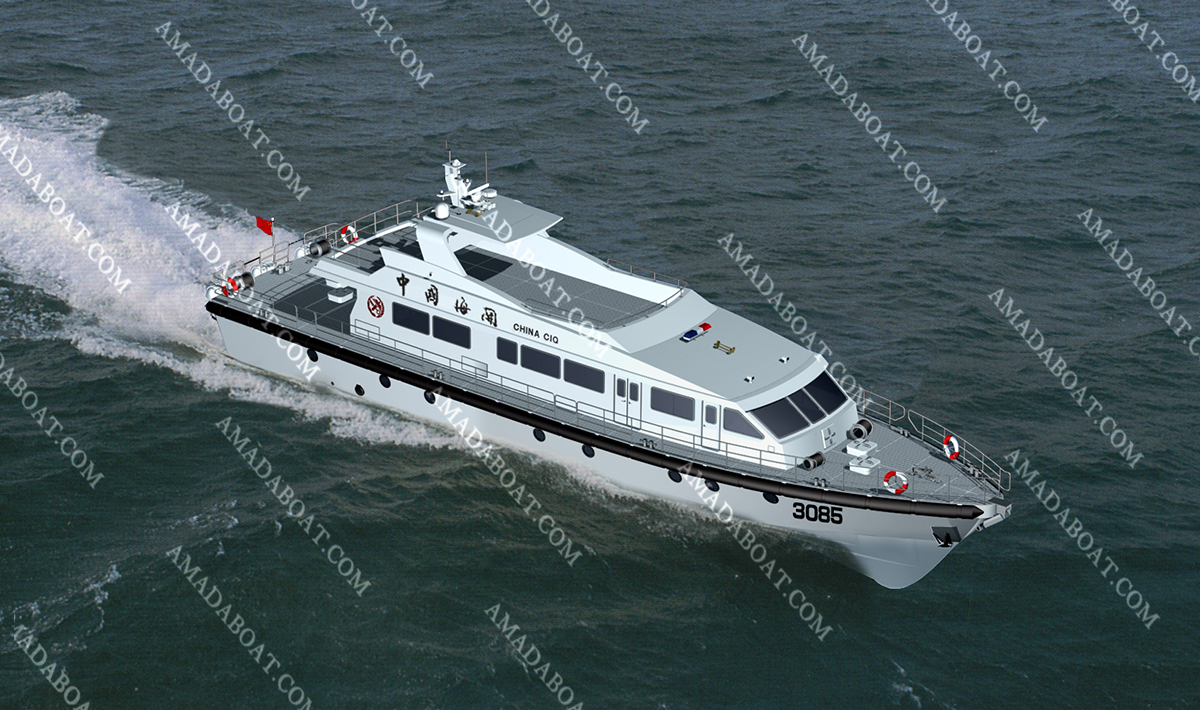 Workboat 3085 for Coastguard Department High Speed FRP