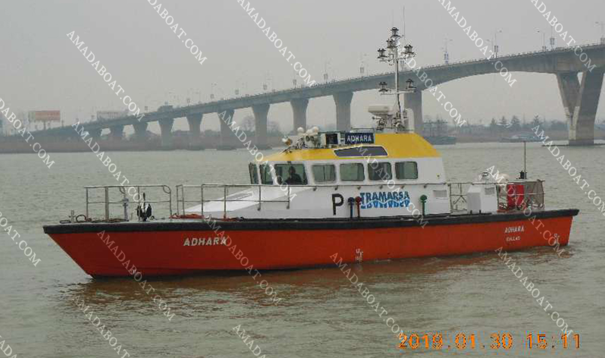 Pilot Boat 1649 with Conventional Propeller Aluminum