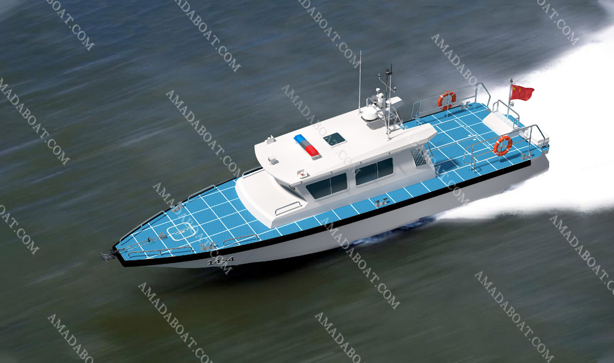 Workboat 1485b Coast Guard High Speed Aluminum