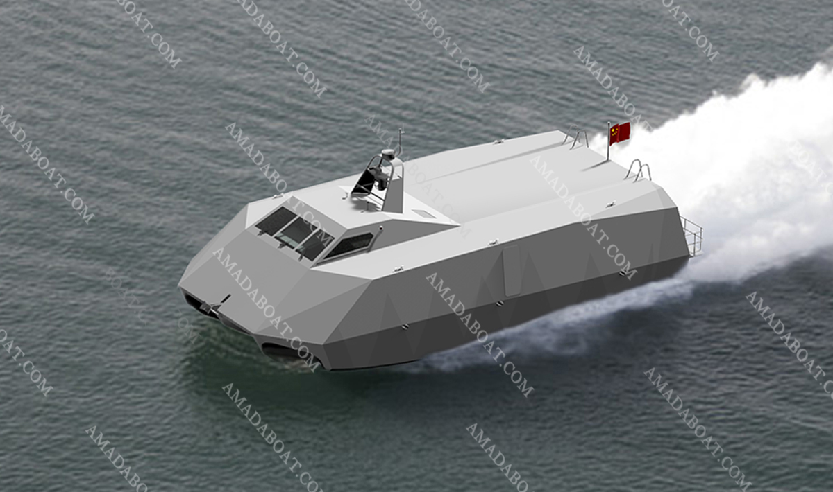 USV 1870 Aluminum Pentamaran Stealth Offshore