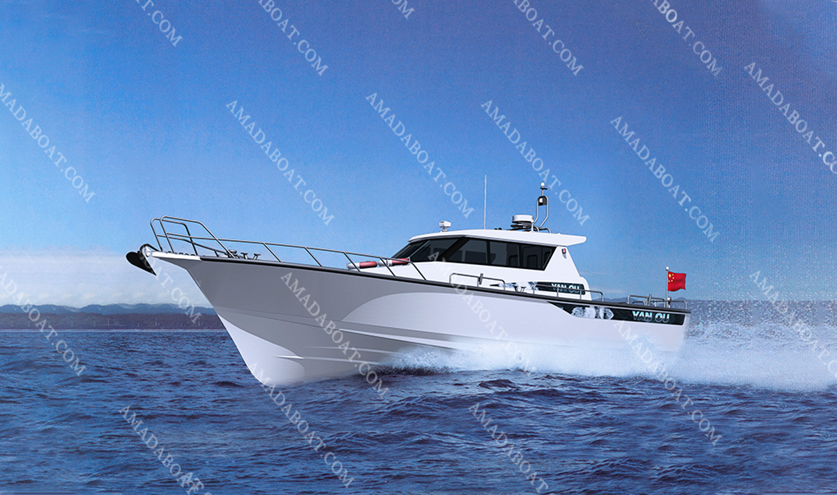 Affordable Monohull Fishing Boat 1679 With Twin Propellers