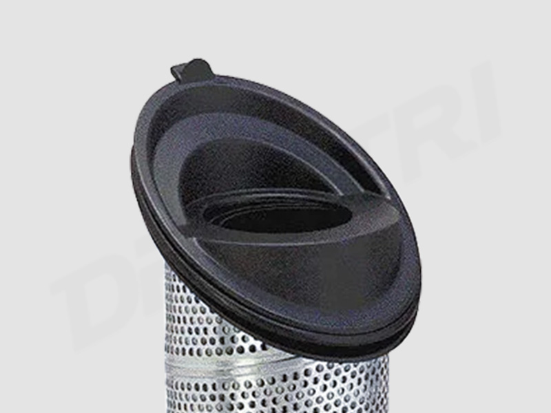Replace PARKER hydraulic oil filter element (1)p48