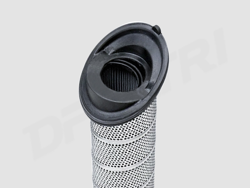Replace PARKER hydraulic oil filter element (3)2v2