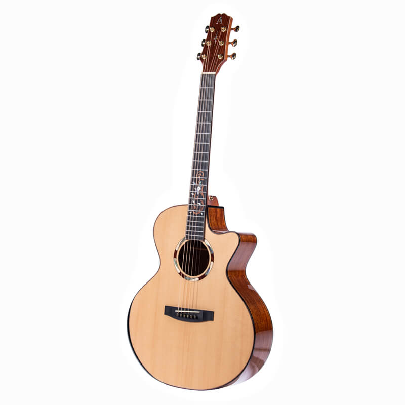 Jumbo Acoustic Guitar SJ840C With Wide Range