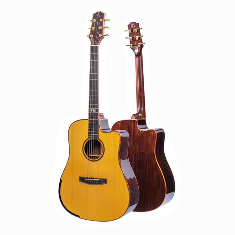 Solid Wood Acoustic Guitar D920C For Professionals