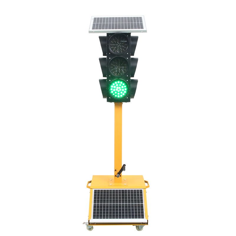 Mobile solar traffic lights