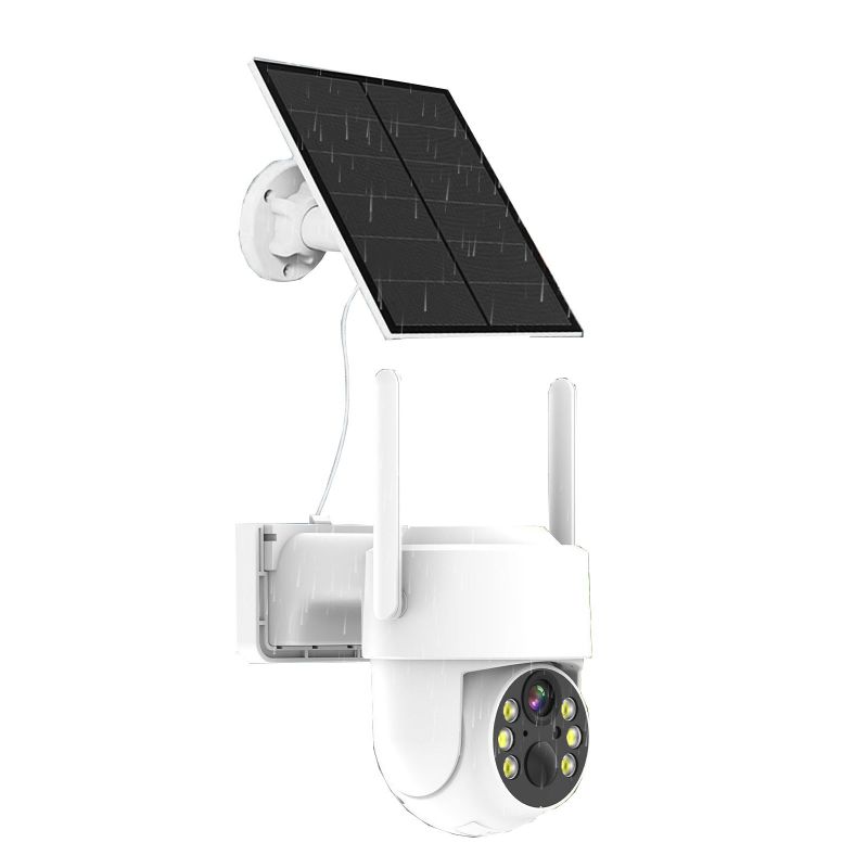 كاميرا مراقبة خارجية تعمل بالطاقة الشمسية رؤية ليلية HD