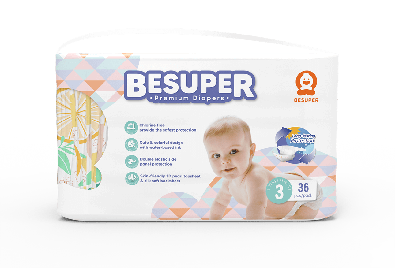 8 Years Exporter China Besuper Colored Bebe Covers Cloth Disposable Baby Diapers