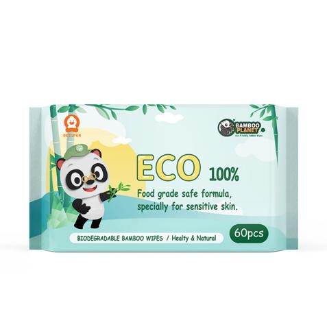 Влажни марамчиња Besuper Bamboo Planet Eco за глобални трговци на мало, дистрибутери и OEM