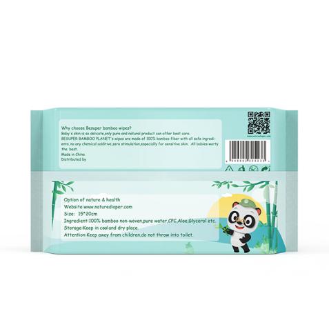 Besuper Bamboo Planet Eco Wet Wipes for Global Retailers, Distributors, and OEM