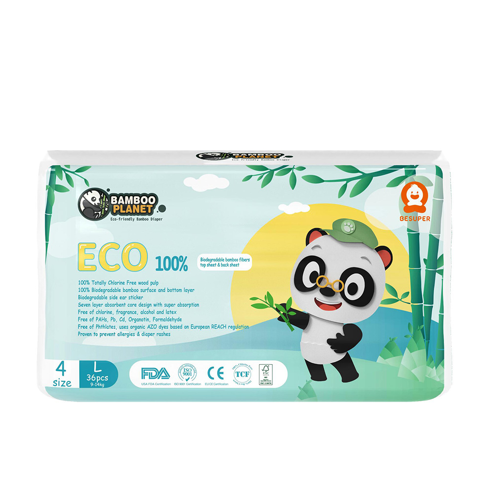 Dětské plenky Besuper Bamboo Planet pro globální prodejce, distributory a OEM výrobce