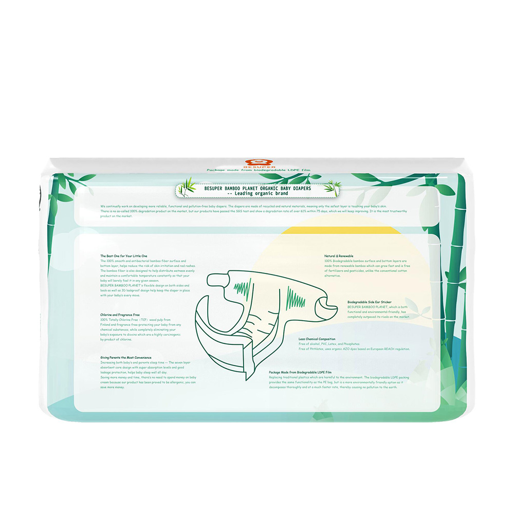 Besuper Bamboo Planet Baby Diaper for Global Retailers, Distributors, and OEMs