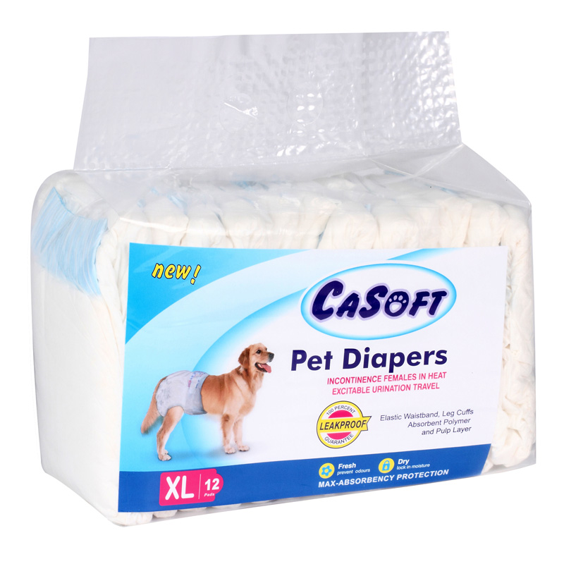 Dealer Grosir China Best Quality Pet Popok Dog Disposable Diaper karo Guide Ukuran