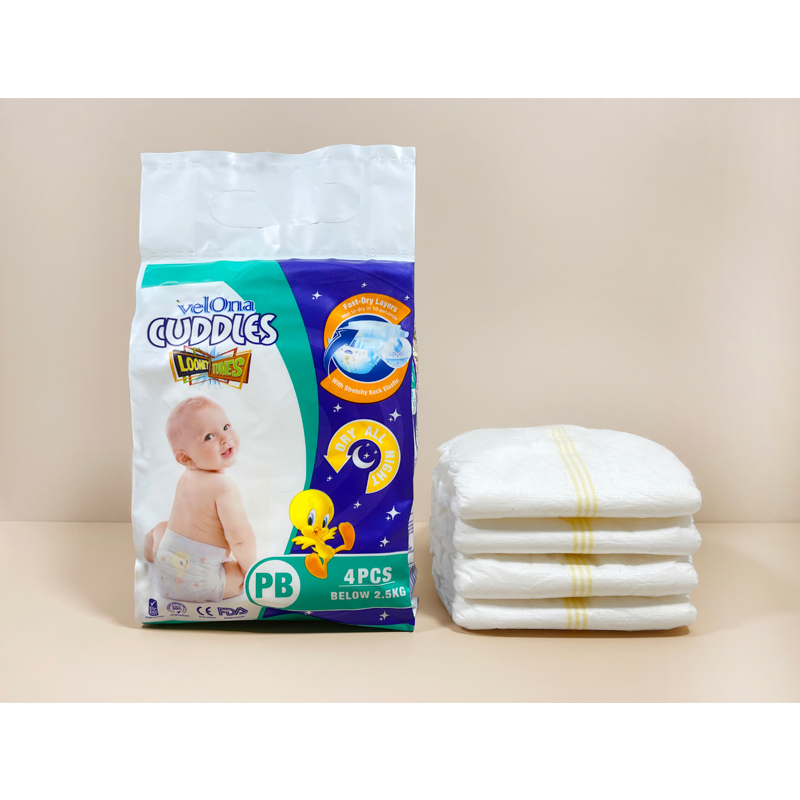OEM Preemie Diapers, Private Label Siplemantè Ti bebe kouchèt
