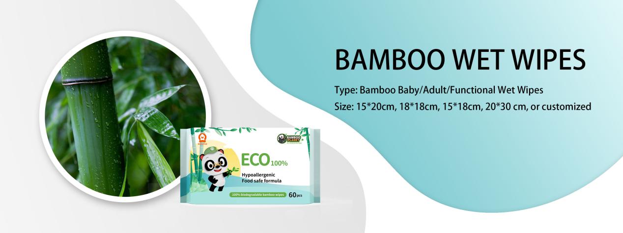 Besuper Bambuo Planet Eco Malsekaj Viŝtukoj23