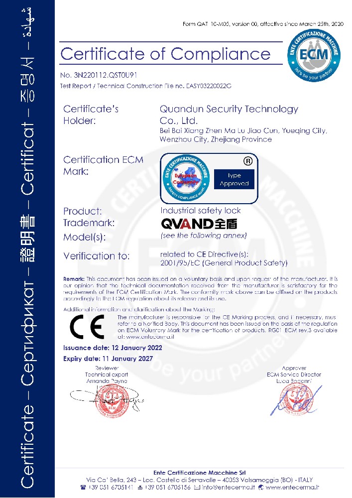 CE сертификат alx