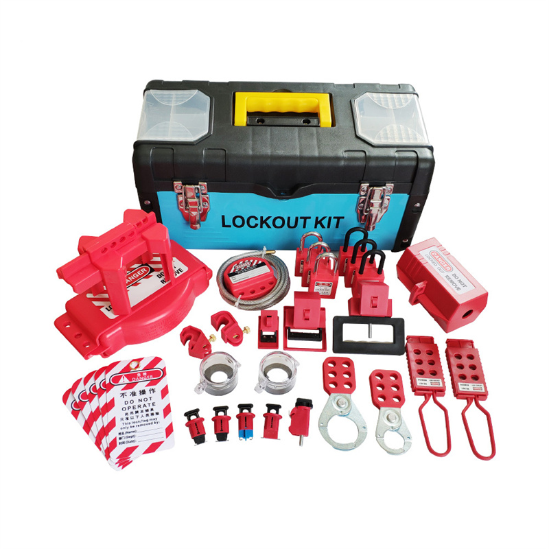 Lockout Kit box Kit Loto รวมกันสำหรับการยกเครื่องอุปกรณ์ Lockout-Tagout