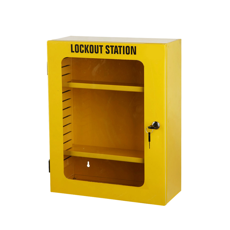 Safety Lockout  Station Loto Box For Industrial Lock Storage Management