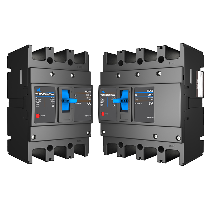 WLM6 Series industrial thermal magnetic type circuit breaker 400V/690V 250A 3/4 Poles