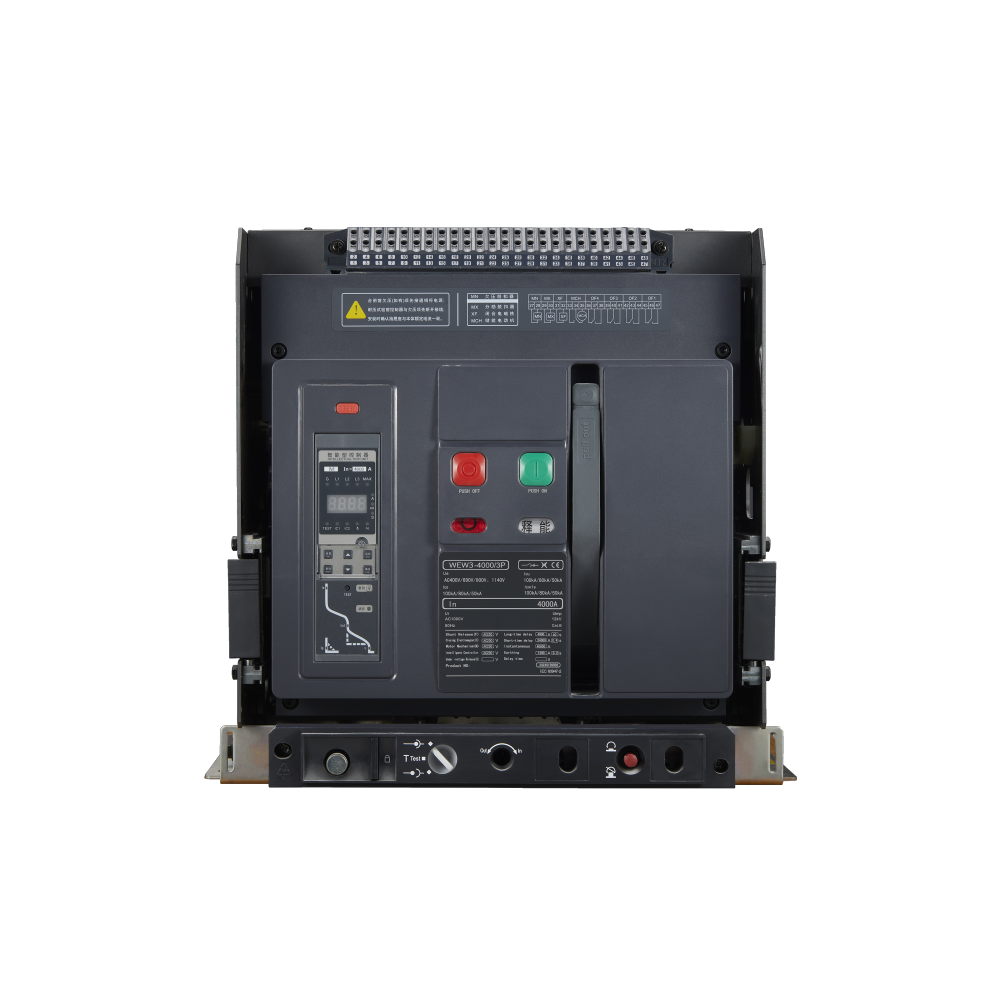 Air circuit breaker WEW3-4000  acb withdrawable type acb  fixed type 1000VAC/1500VAC 4000A 3p acb 4p acb