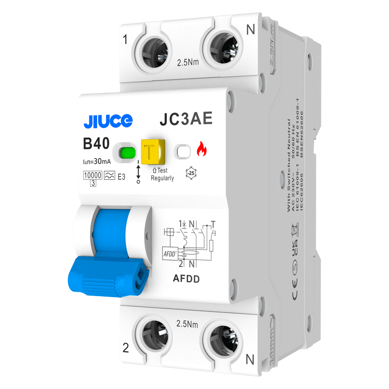 JC3AE Lichtbogenfehlererkennungsgeräte, 2 Module AFDD