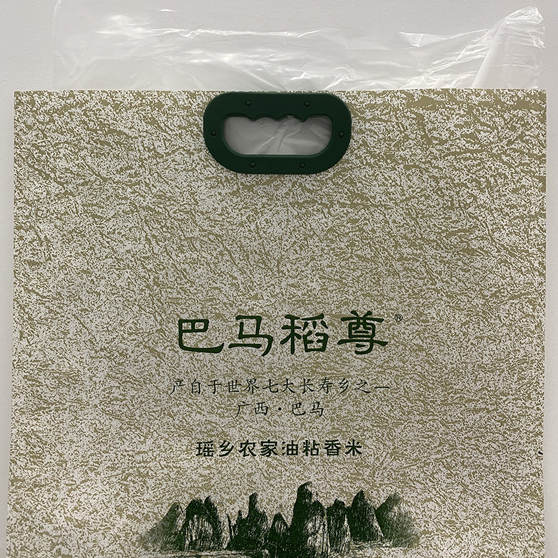Color printed rice bag with inner bag