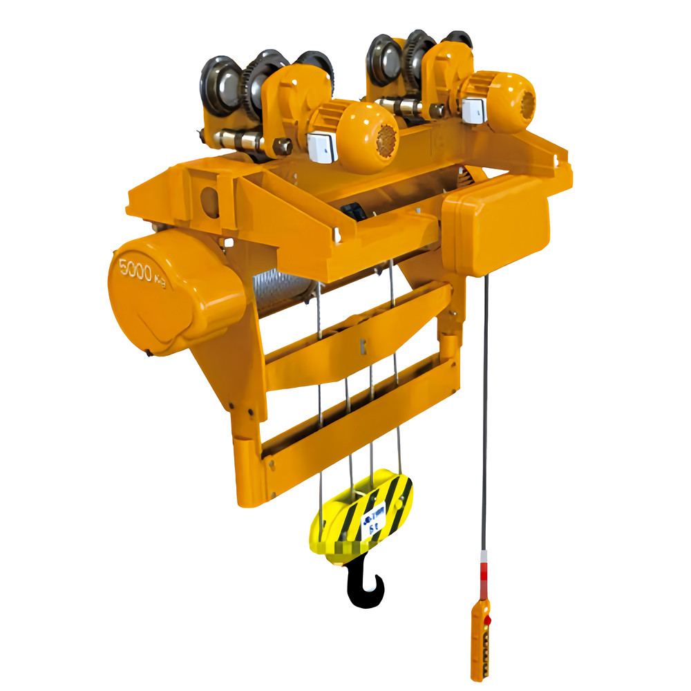 Double-output rope and four-rope galvanized pickling electric hoist