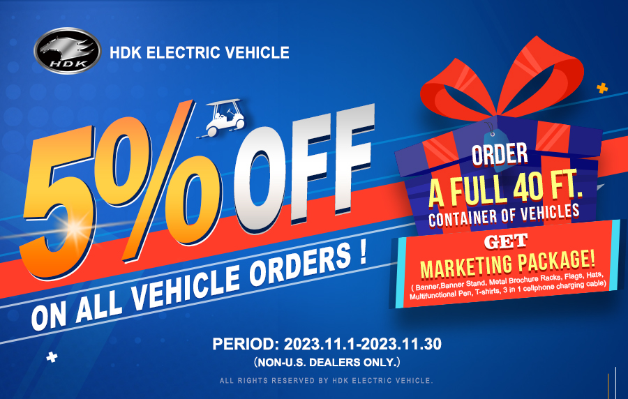 Spændende nyheder: HDK Electric Vehicles fantastiske november-salgsbegivenhed