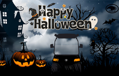 Musim Seram: Kegembiraan Halloween Menghantui Dengan Kereta Golf