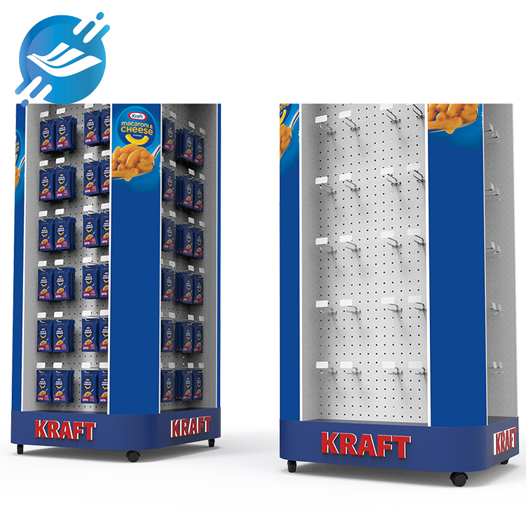 Constructed from high-quality metal, these Supermarket Display Racks feature a robust and stable structure, ensuring long-lasting durability. Designed for multi-sided, floor-standing display, they provide 360° visibility and can be combined with hooks to maximize product presentation. The racks are easy to assemble, clean, and move, offering flexible and efficient merchandising solutions. Ideal for supermarkets, shopping malls, retail stores, convenience stores, and even home use, they enhance product visibility and optimize space utilization.