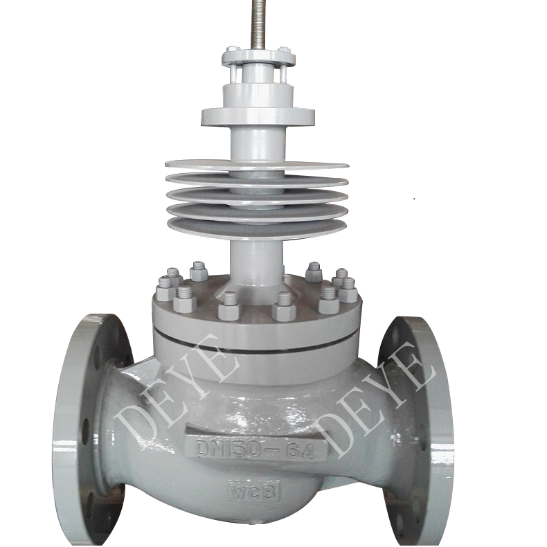 Válvula reguladora de presión WCB de acero al carbono para uso a alta temperatura (C-PR-64-6)