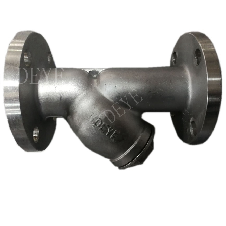 Filtro/colador en Y de acero inoxidable con tapón de drenaje YC-00150-02S