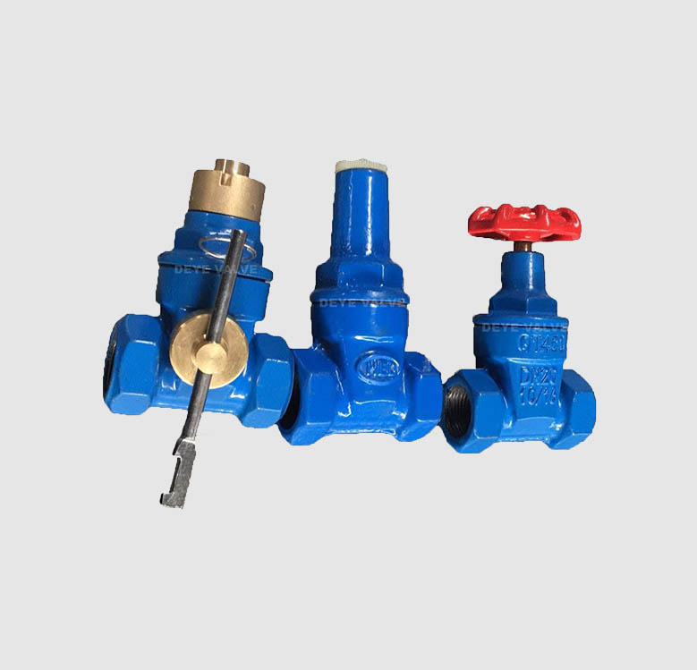 Ductile iron screwed Gate Valve with lock ( GV-T-21)