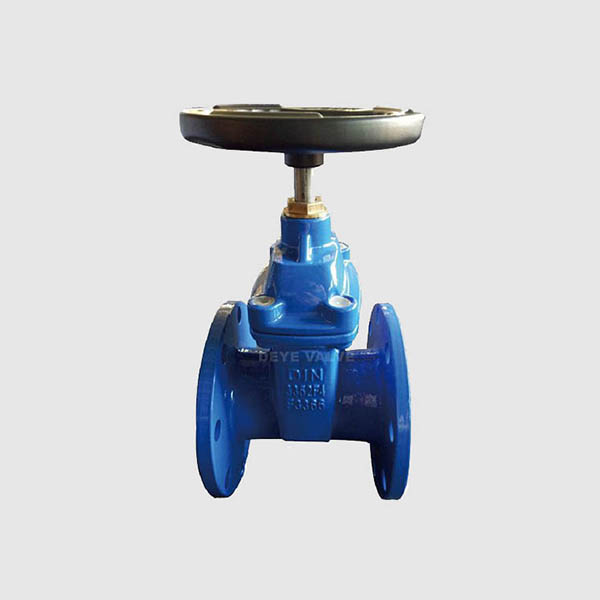 Válvula gaveta flangeada WRAS de ferro dúctil para água potável (GV-Z-1)