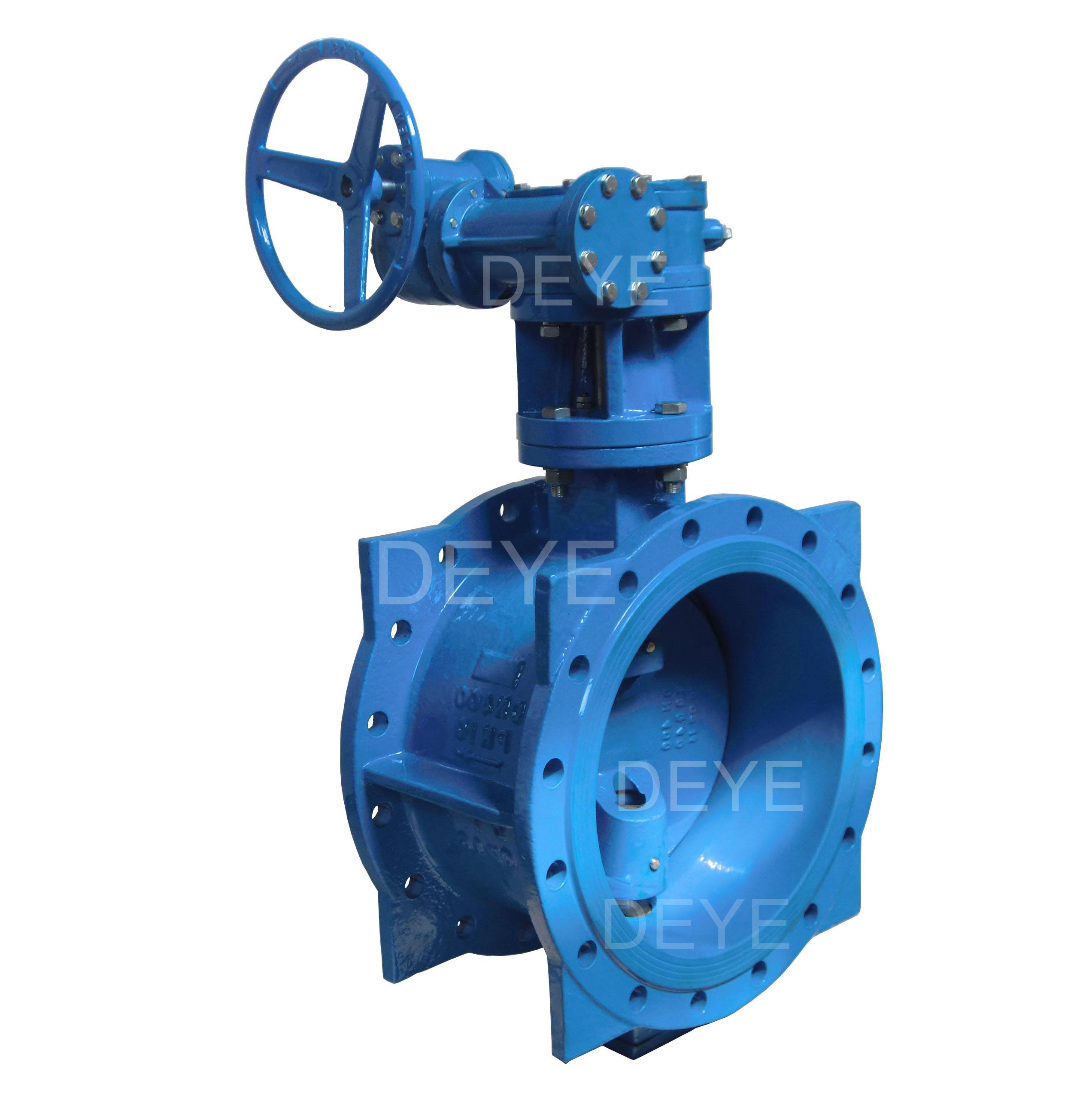 Hot-selling Flanged Y-Strainer -
 GGG50 PN16 PN25  Double Eccentric Butterfly Valves for water pump  - Deye