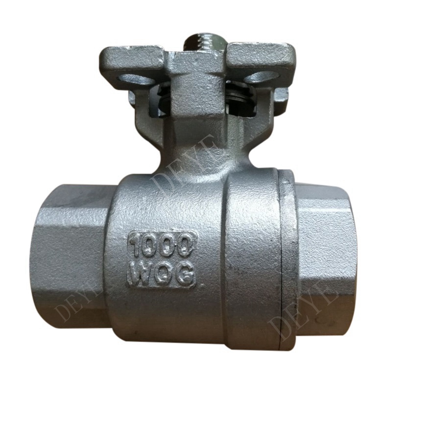 Low price for Floating Ball Valve -
 heavy type ss 1000WOG ball valve with thread NPT  (BV-01N-TS) – Deye