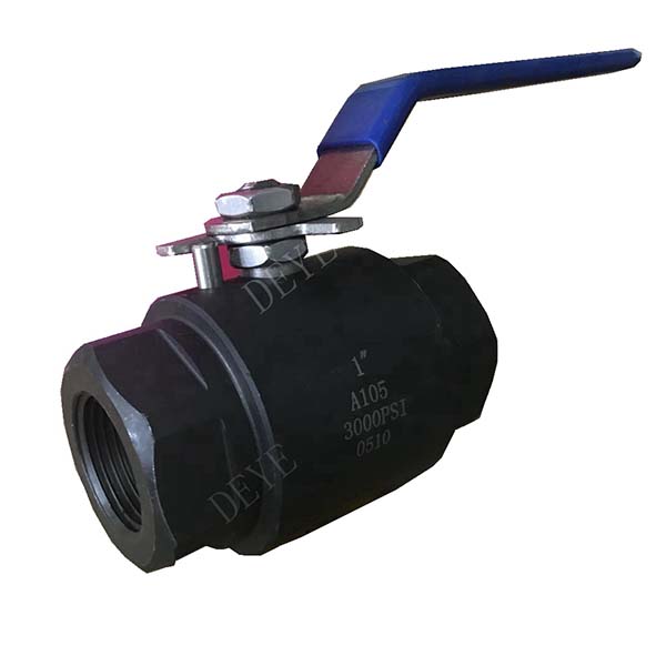 China wholesale 3 Piece Ball Valve -
 forged A105 150LBS ball valve with Threaded NPT ends  – Deye