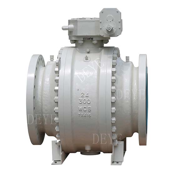 Factory wholesale Pn25 Disc Check Valve -
 24inch 300LBS carbon steel trunnion Mounted ball valve ( BV-0300-24F) – Deye