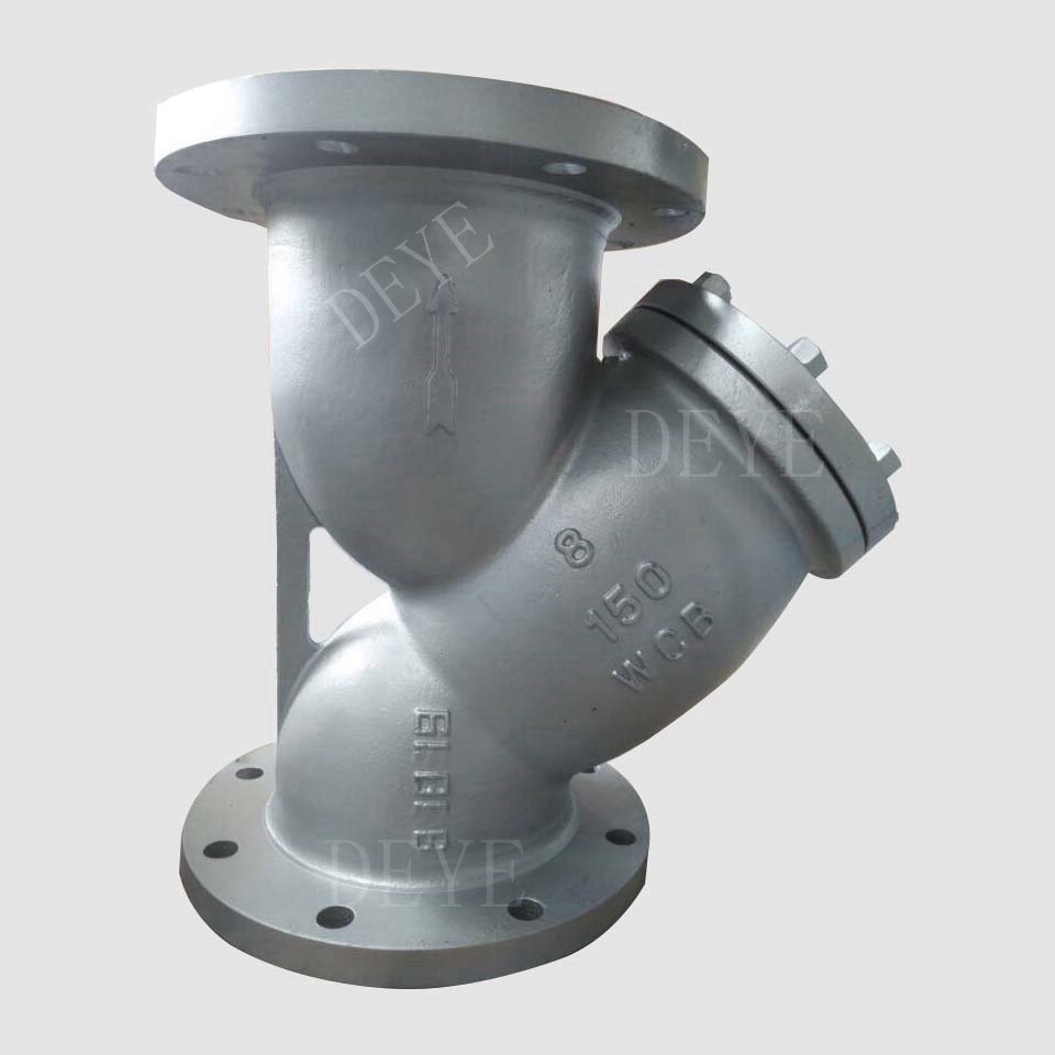 Reasonable price for Ball Valve With Iso5211 Top Flange -
 A216WCB 150LBS Y strainer/Filter with flange ends YC-00150-8 – Deye